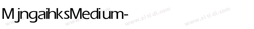 Mjngaihks Medium字体转换